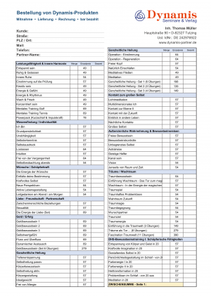 Preisliste Dynamis-Verlag